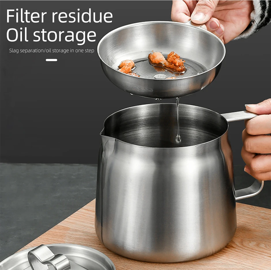 Kitchen Deep Frying Pot 304 Stainless Steel Kitchen Fryer With Strainer Tempura Fryer Pan Chicken Fried Chicken Cooking Tools