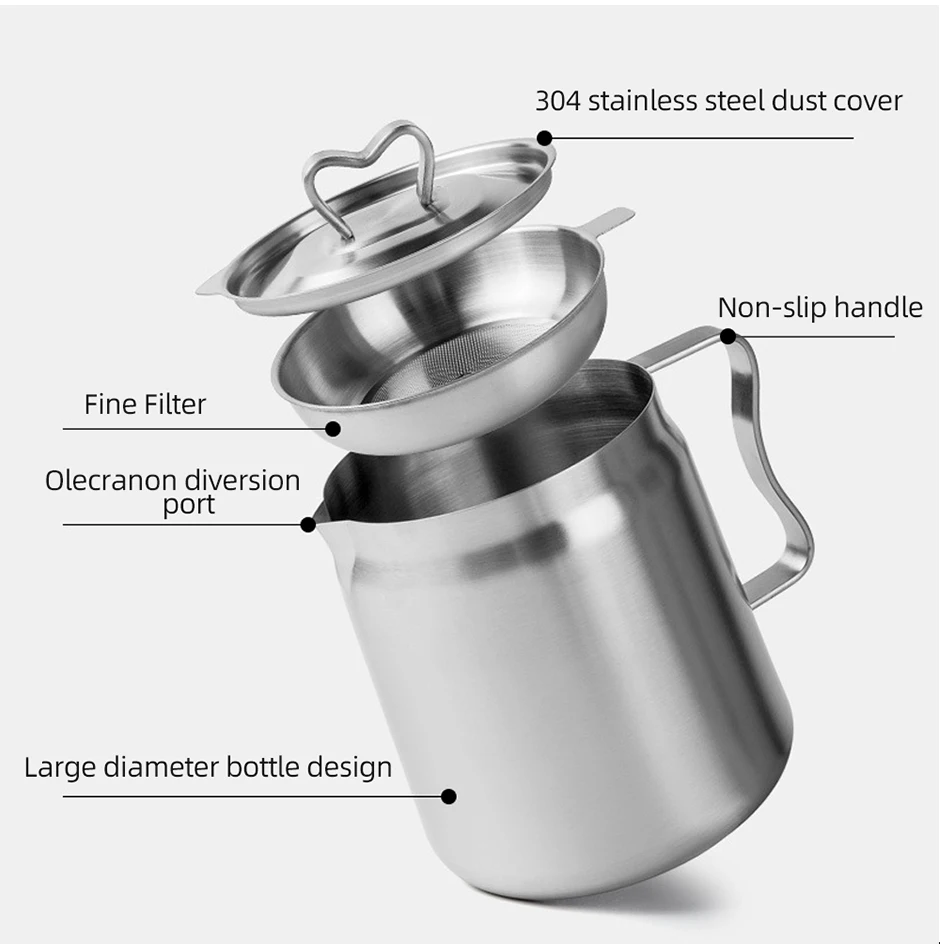 Kitchen Deep Frying Pot 304 Stainless Steel Kitchen Fryer With Strainer Tempura Fryer Pan Chicken Fried Chicken Cooking Tools