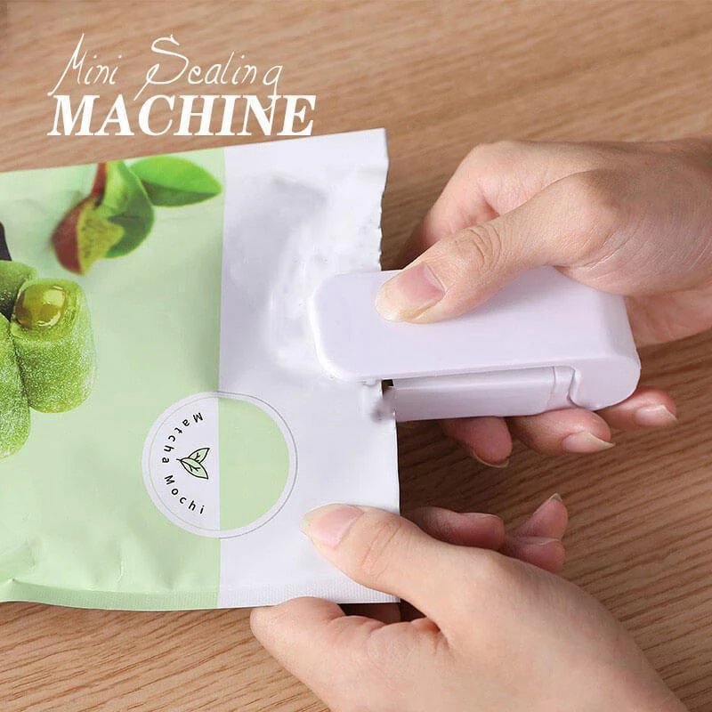 Portable Bag Heat Sealer Home Plastic Package Storage Bag Clip Fruits Food Snack Storage Bag Handy Sticker Seal Kitchen Tools