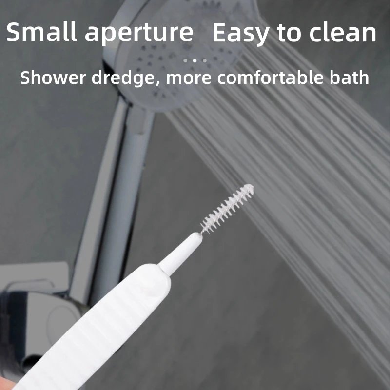 Bathroom Micro Nylon Brush Shower Head Anti-clogging Cleaning Brush Mobile Phone Hole Pore Gap Washing Tools Toilet Accessorie