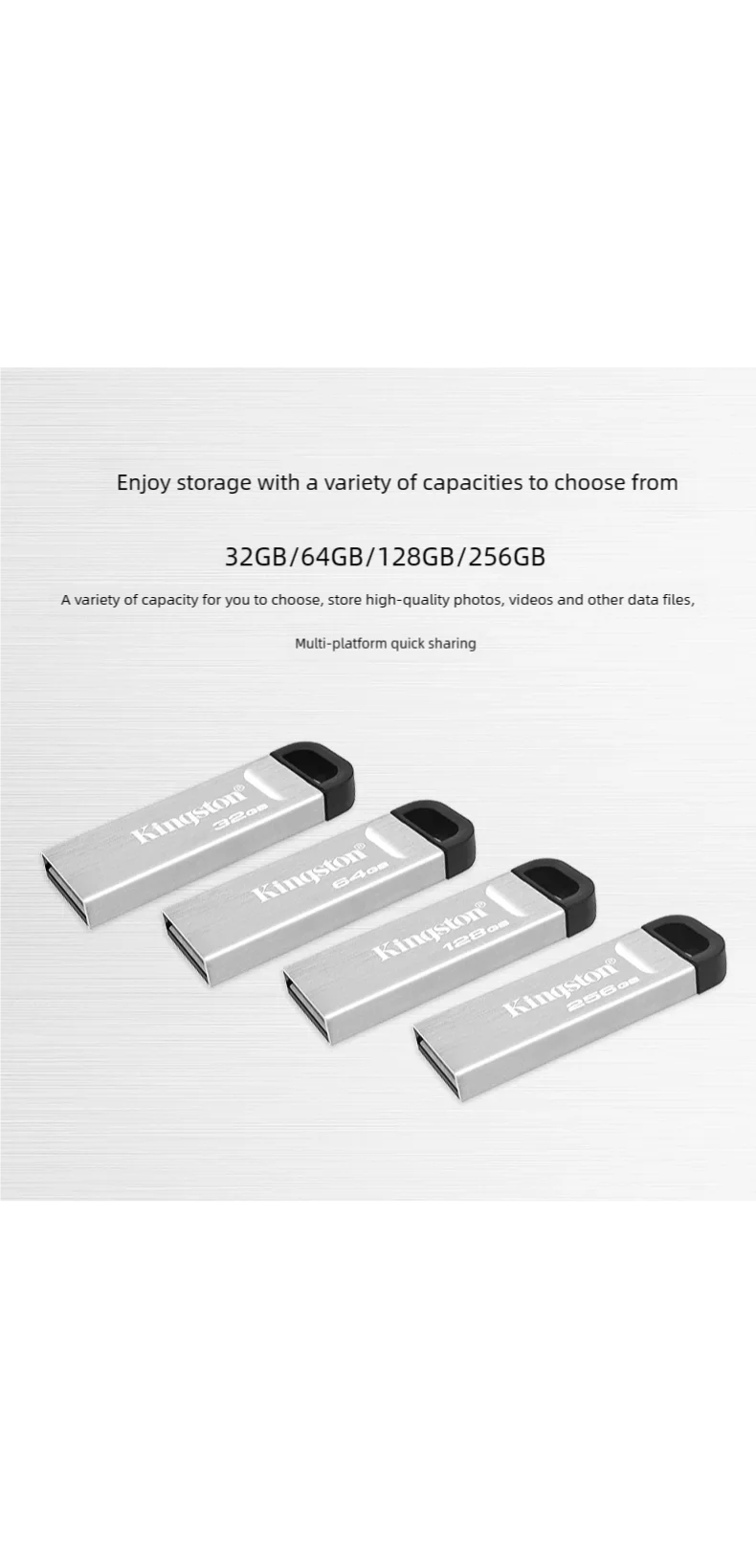 Kingston USB Pen Drive usb flash drive USB 3.2 PenDrives Usb memory for Computer 64GB 128GB 256GB usb stick free shipping Key