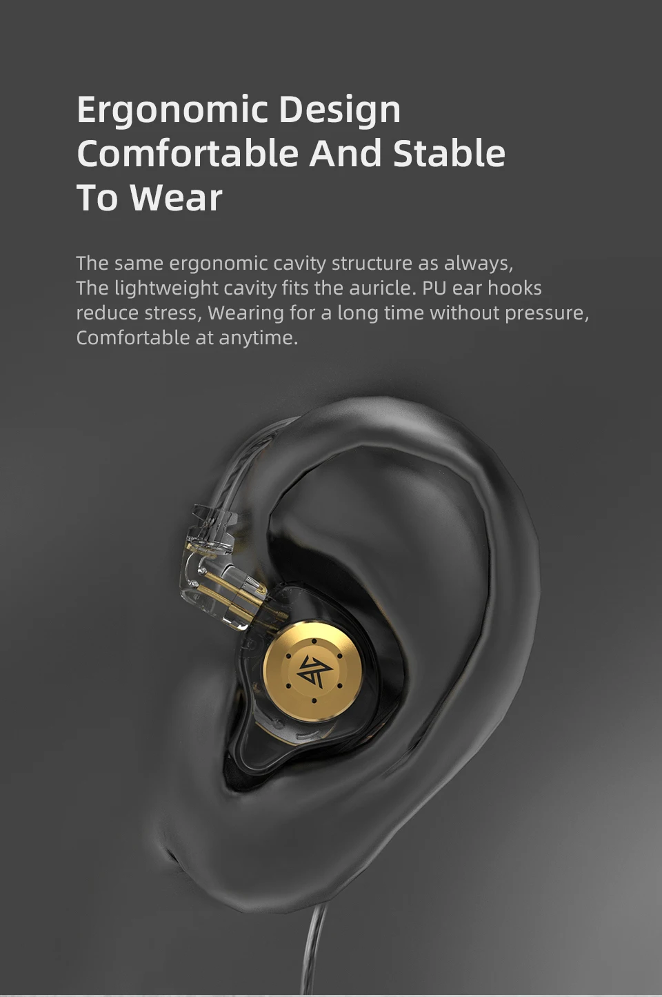 KZ EDX Pro Earphones Dynamic In Ear Monitor HiFi Wired Headphones Bass Stereo Game Music Earplugs Noice Cancelling Headset