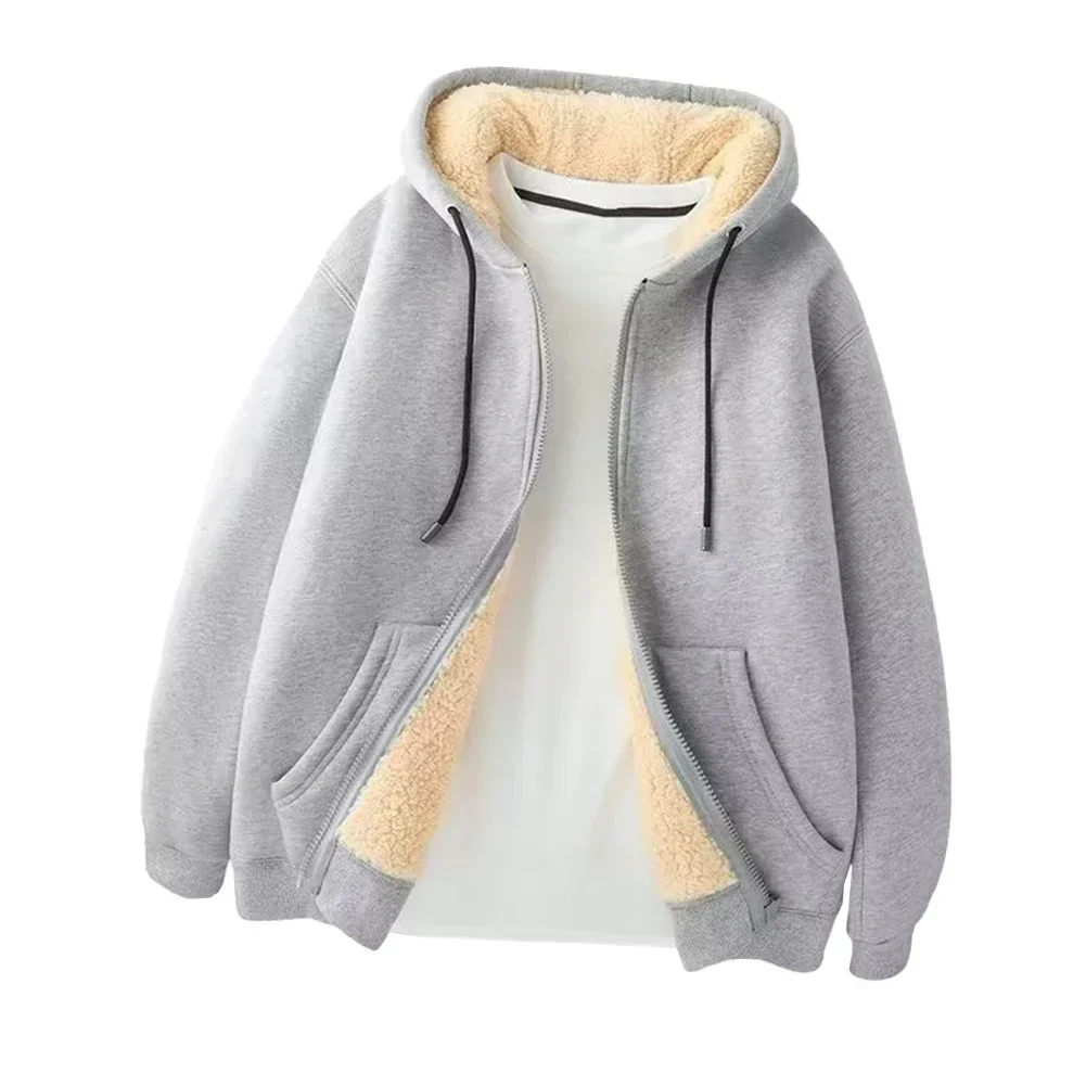 Cozy Sherpa-Lined Zip Hoodie – Winter Wardrobe Essential