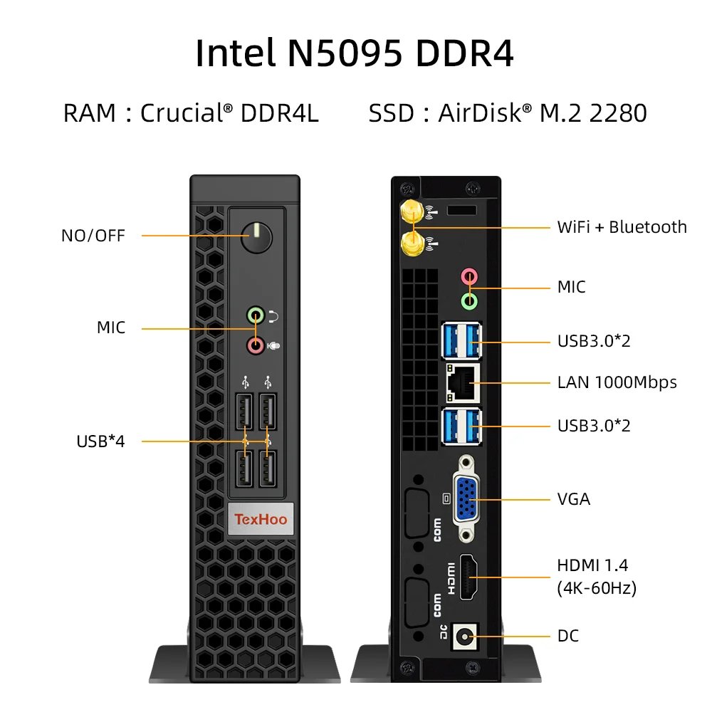 Intel N5095 DDR4