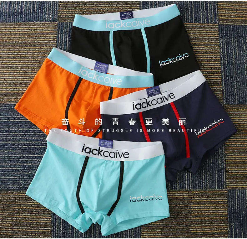 Male Panties Cotton Men's Underwear Boxers Breathable Man Boxer Printed Underpants Comfortable Shorts Men underwear L-3XL