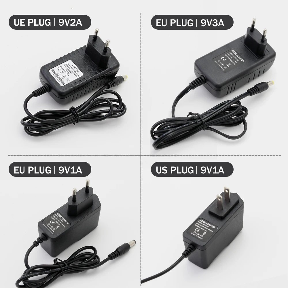 AC DC 5V 6V 8V 9V 10V 12V 13V 14V 15V 24V Power Supply Adapter 1A 2A 3A 5A 6A 8A 220V To 12V Universal Charger For LED Driver