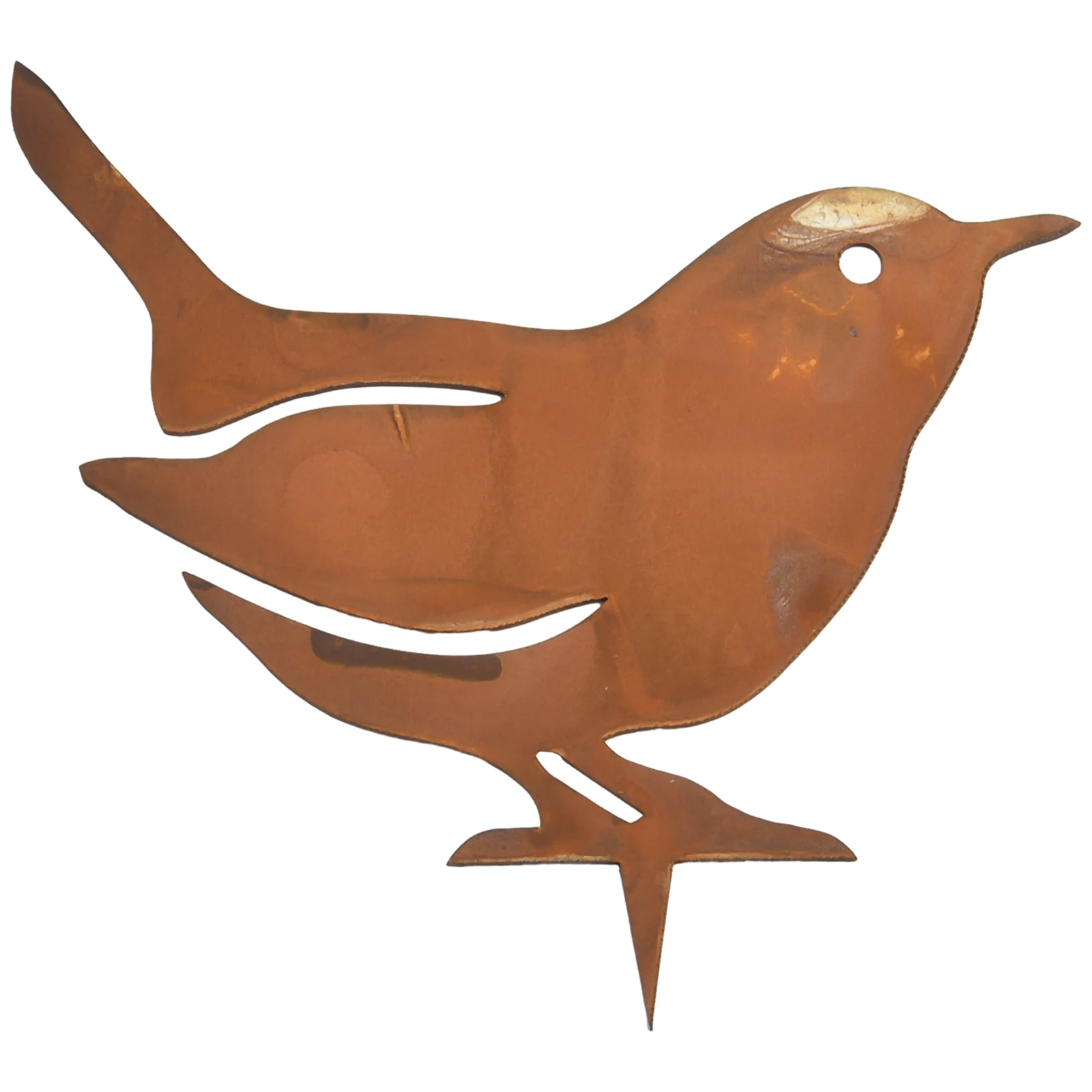 4Pcs Rusty Metal Birds Outdoor Decor Garden Home Yard Lawn Fish Pond Swimming Pool Stake Silhouettes Decorative Ornament Figures