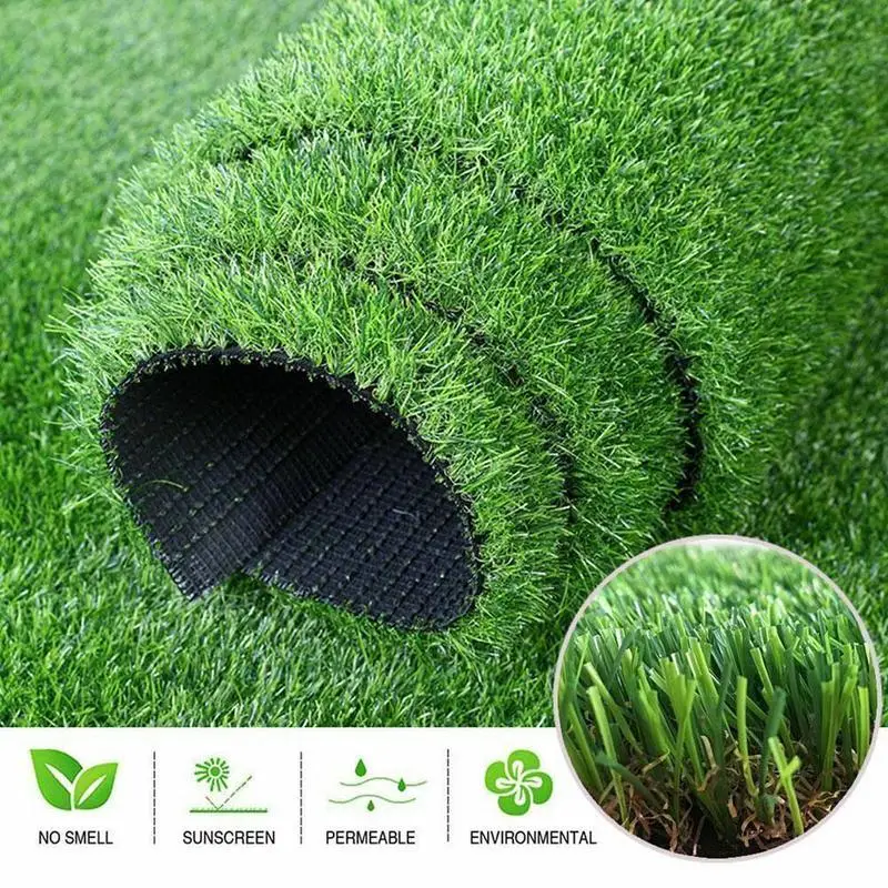 Artificial Grass Mat Garden Site Fences Roof Greening Simulation Moss Lawn Turf Fake Green Grass LandscapeHome Floor Decorations