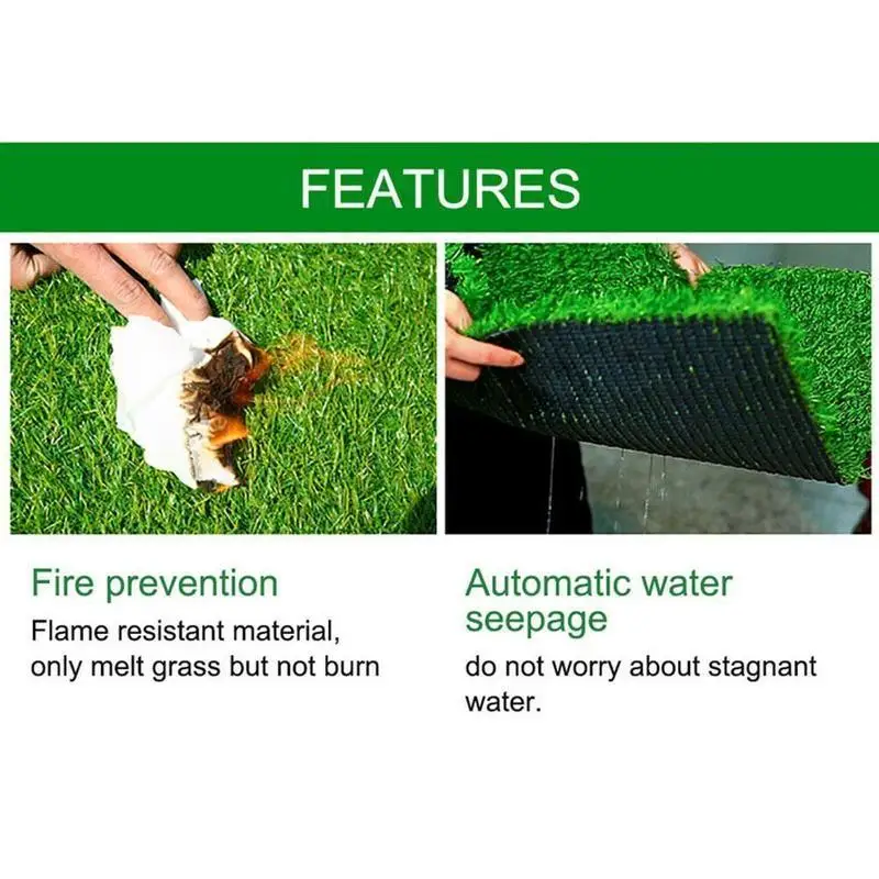 Artificial Grass Mat Garden Site Fences Roof Greening Simulation Moss Lawn Turf Fake Green Grass LandscapeHome Floor Decorations