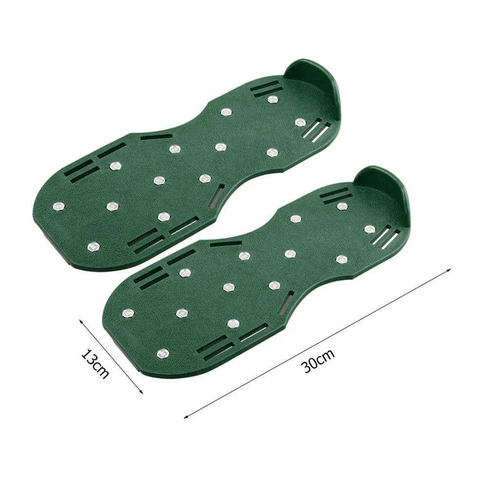 1 Pair Garden Yard Grass Cultivator Scarification Lawn Aerator Sandal Nail Shoes