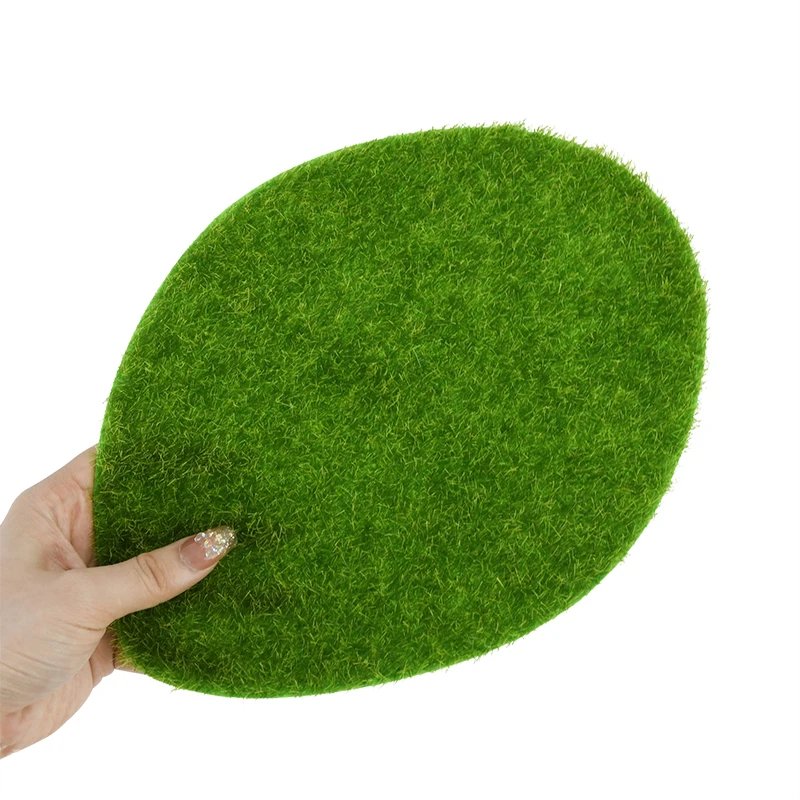 Artificial Grass Mat Carpet Simulation Lawn Turf Miniature Landscape Scene DIY Home Decoration Garden Green Fake Plants