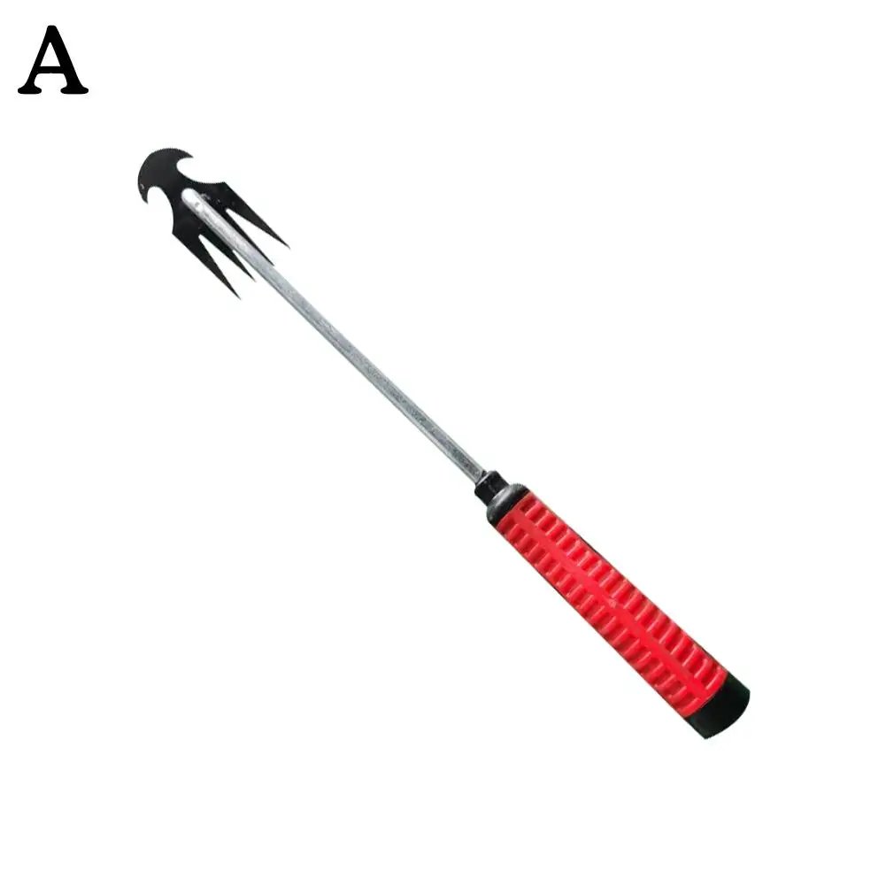 Manual Garden Weeder Durable Weeding Removal Rake Cultivating Planting Agriculture Backyard Planting Cultivating Weeder Gar B1D0