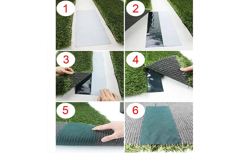 Artificial Turf Bonding Cloth Glue Free Lawn Green Tape Garden Self Adhesive Joinin Grass Carpet Jointing Garden Decoration