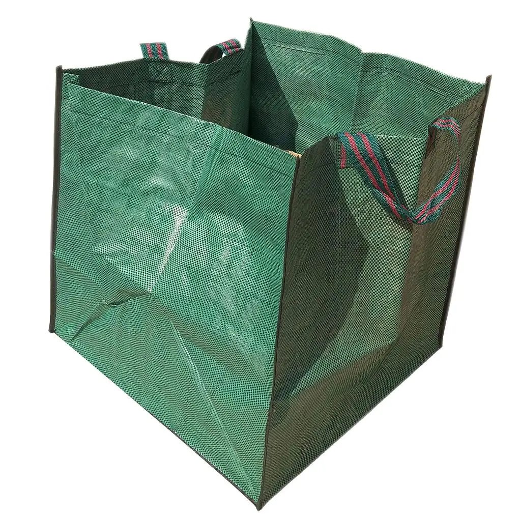 Garbage Bags Courtyard Large Container PP with Handles for Collecting Trash Bins Garden Waste Storage Wearable Lawn Rubbish Bin