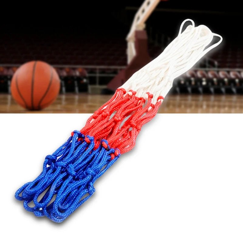 Basketball Hoop Mesh Net High Quality Durable Standard Size Nylon Thread Sports Backboard Rim Ball Pum