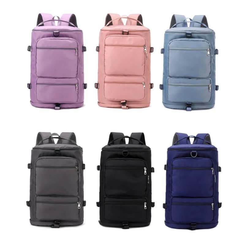 Women Large Travel Backpacks Waterproof Stylish Casual Daypack Bags with Luggage Strap Backpack Ladies Sports Yoga Luggage Bags
